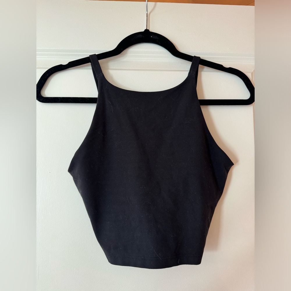 Athleta Keyhole Cropped workout Tank